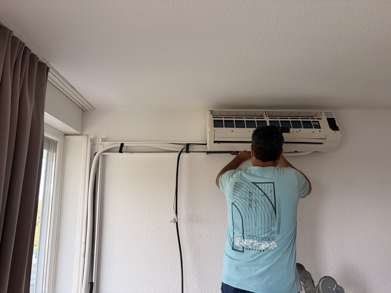 Fertige Split-Anlage — Wohnzimmer · Frankenthal